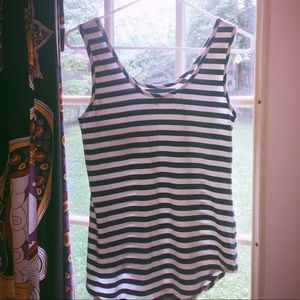 Urban Outfitters navy striped womens tank